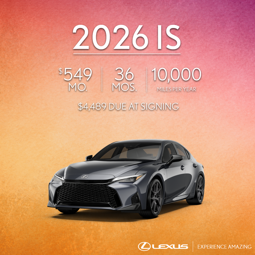 Select New 2026 Lexus IS Models