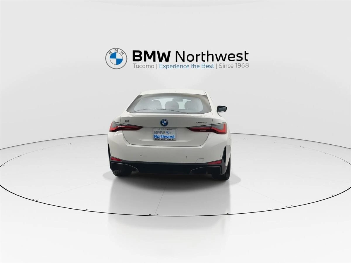 Used 2025 BMW i4 40 with VIN WBY43HD0XSFV82009 for sale in Fife, WA