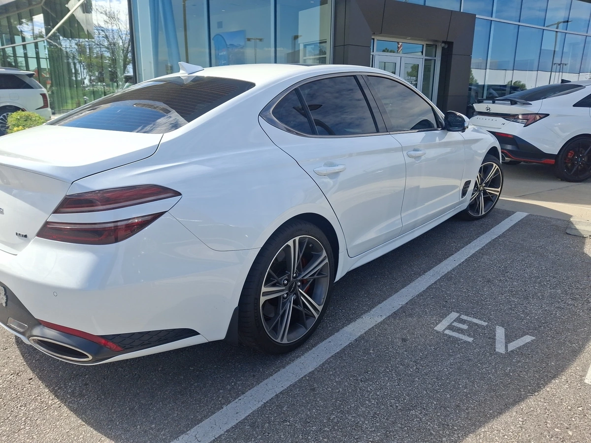 Used 2024 GENESIS G70 Sport Advanced with VIN KMTG54SEXRU138961 for sale in Kansas City