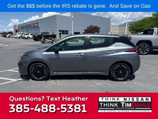 Used 2023 Nissan Leaf SV Plus with VIN 1N4CZ1CV8PC561951 for sale in South Jordan, UT