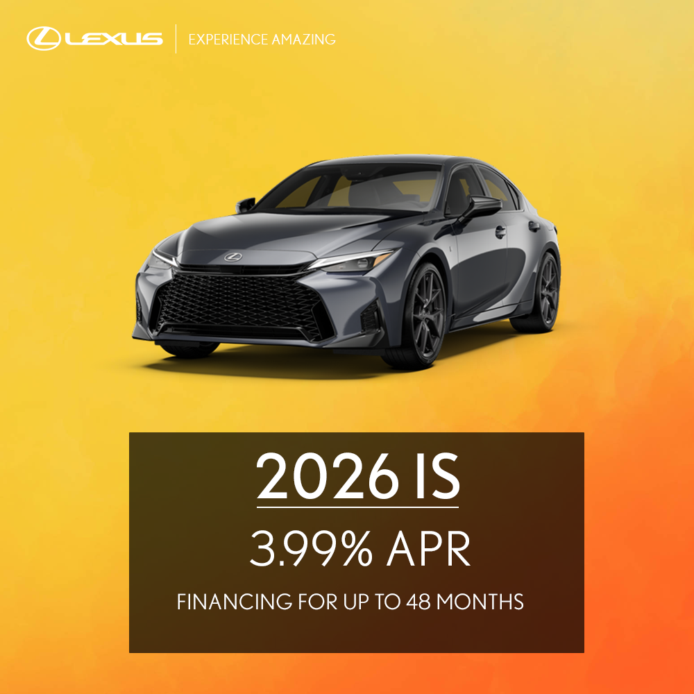 Select New 2026 Lexus IS Models