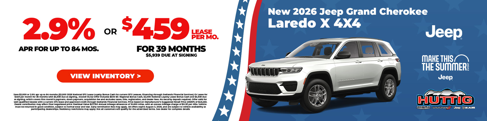 2026 Jeep Grand Cherokee Laredo X 4X4
