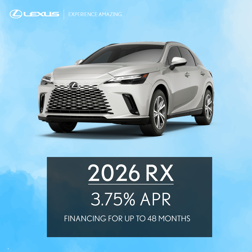 Select New 2026 Lexus RX Models