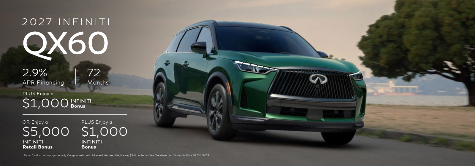 NEW 2027 QX60 Offer