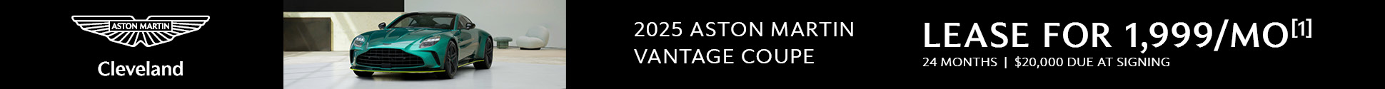 2025 Aston Martin Vantage Coupe