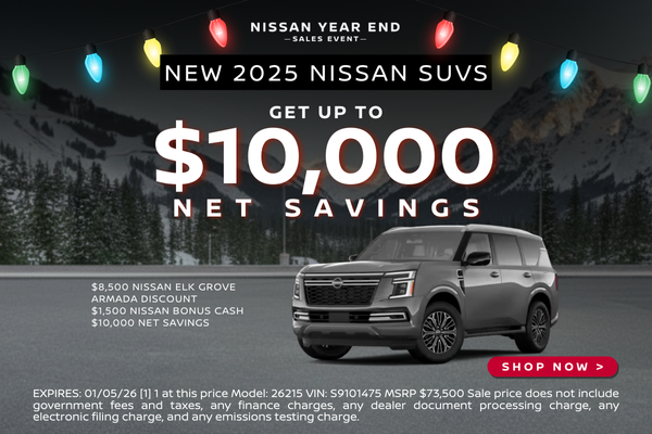 Nissan SUVS offer