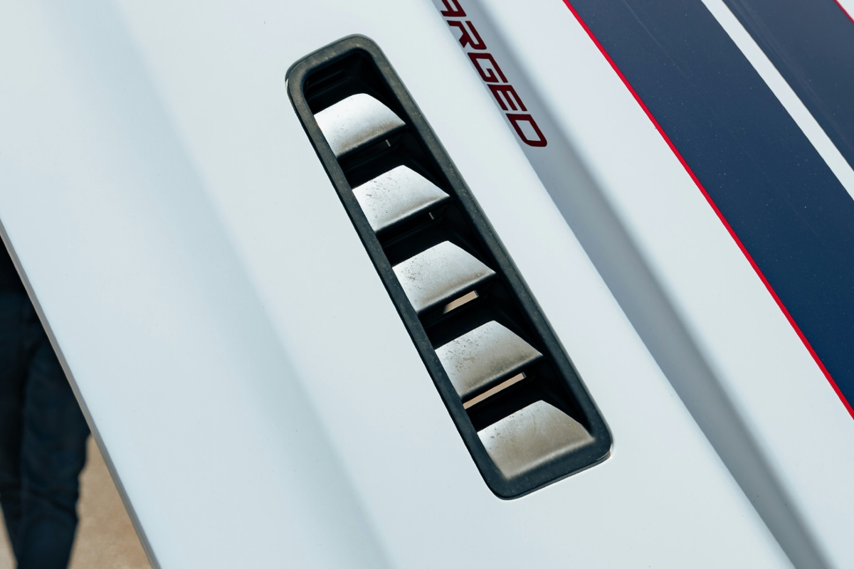 Example of Hood Vents on Sports Car