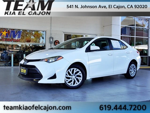 Used 2019 Toyota Corolla LE with VIN 2T1BURHE6KC138832 for sale in El Cajon, CA