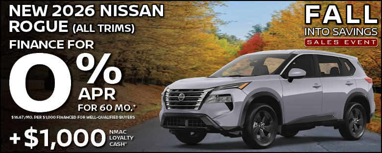 2026 Nissan Rogue (All Trims)