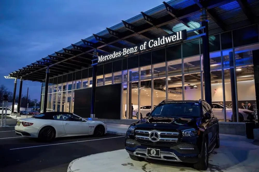 Red Mercedes-Benz GLB