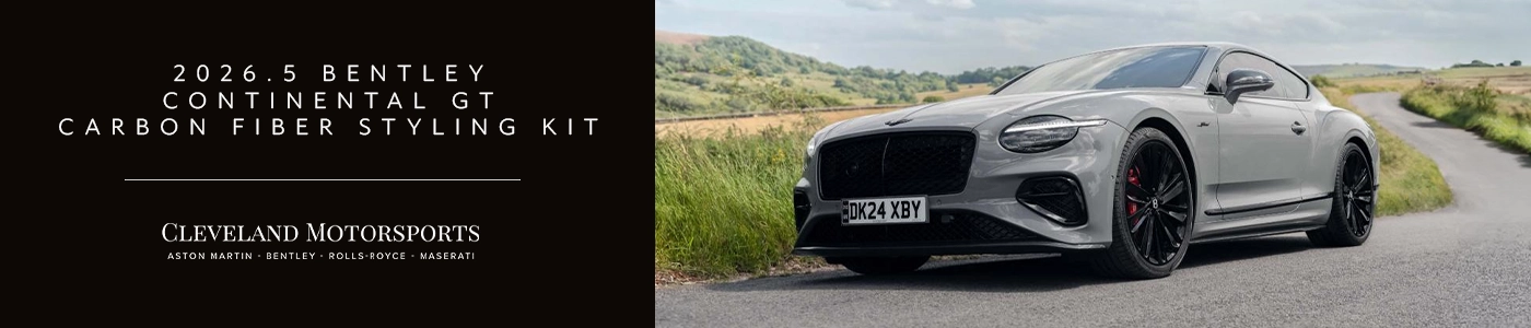 2026.5 Bentley Continental GT Carbon Fiber Styling Kit - Cleveland Motorsports