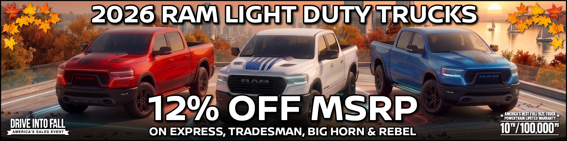 2026 RAM LIGHT DUTY TRUCKS