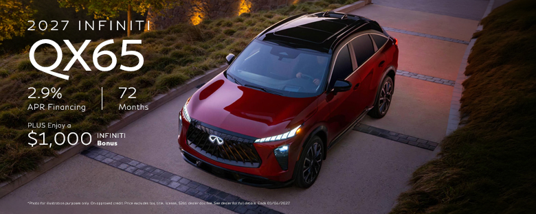 NEW 2027 QX65 Offer