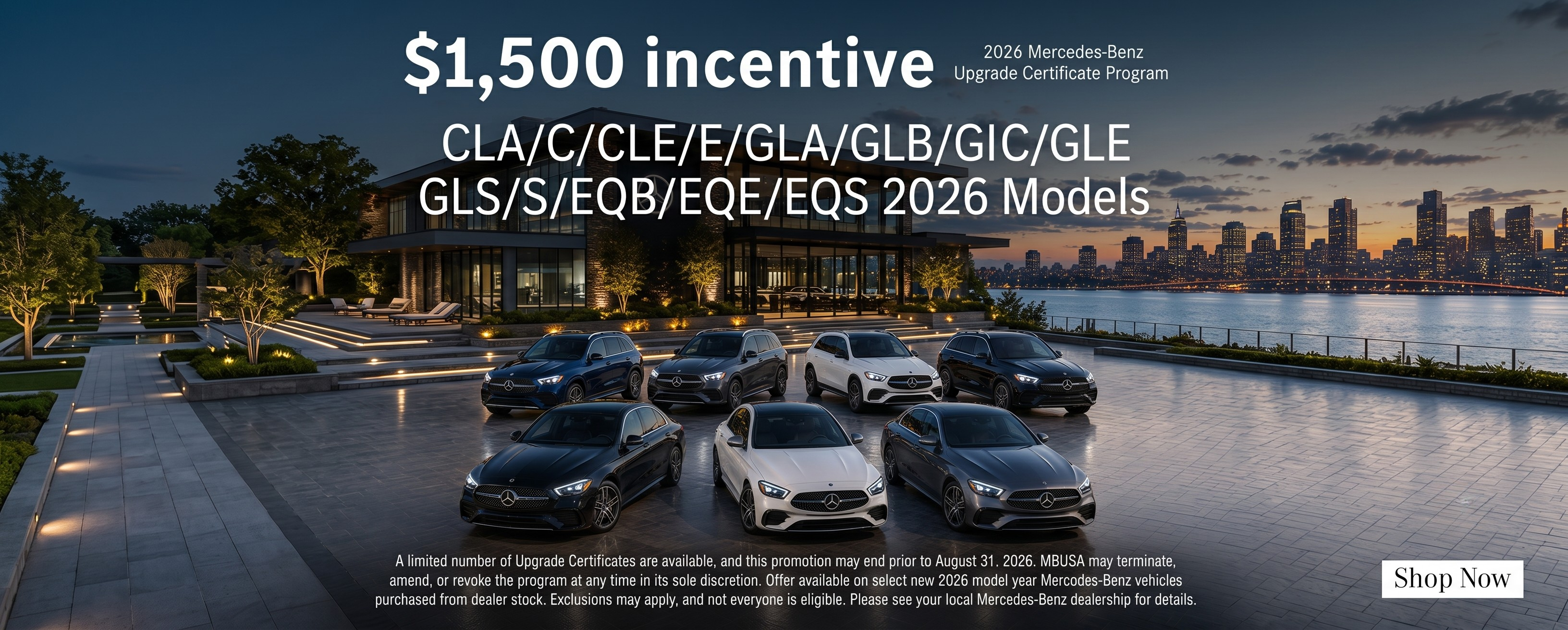 $1,500 Mercedes-Benz Incentive
