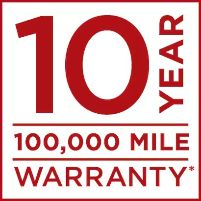 10 year 100,000 mile warranty