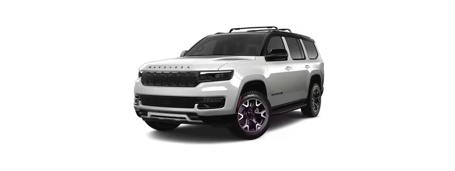 The Jeep Wagoneer overland trim.