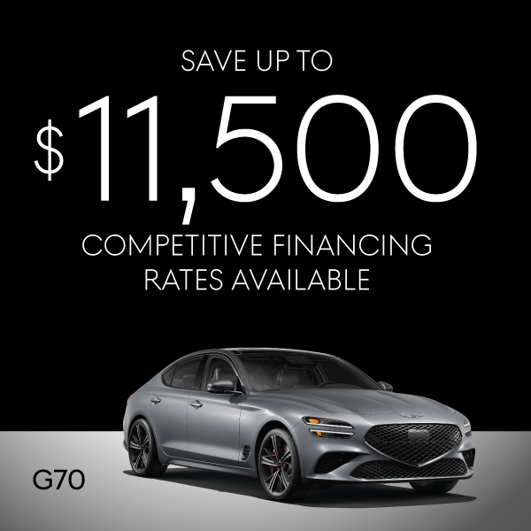 G70: Save up to $11,500 