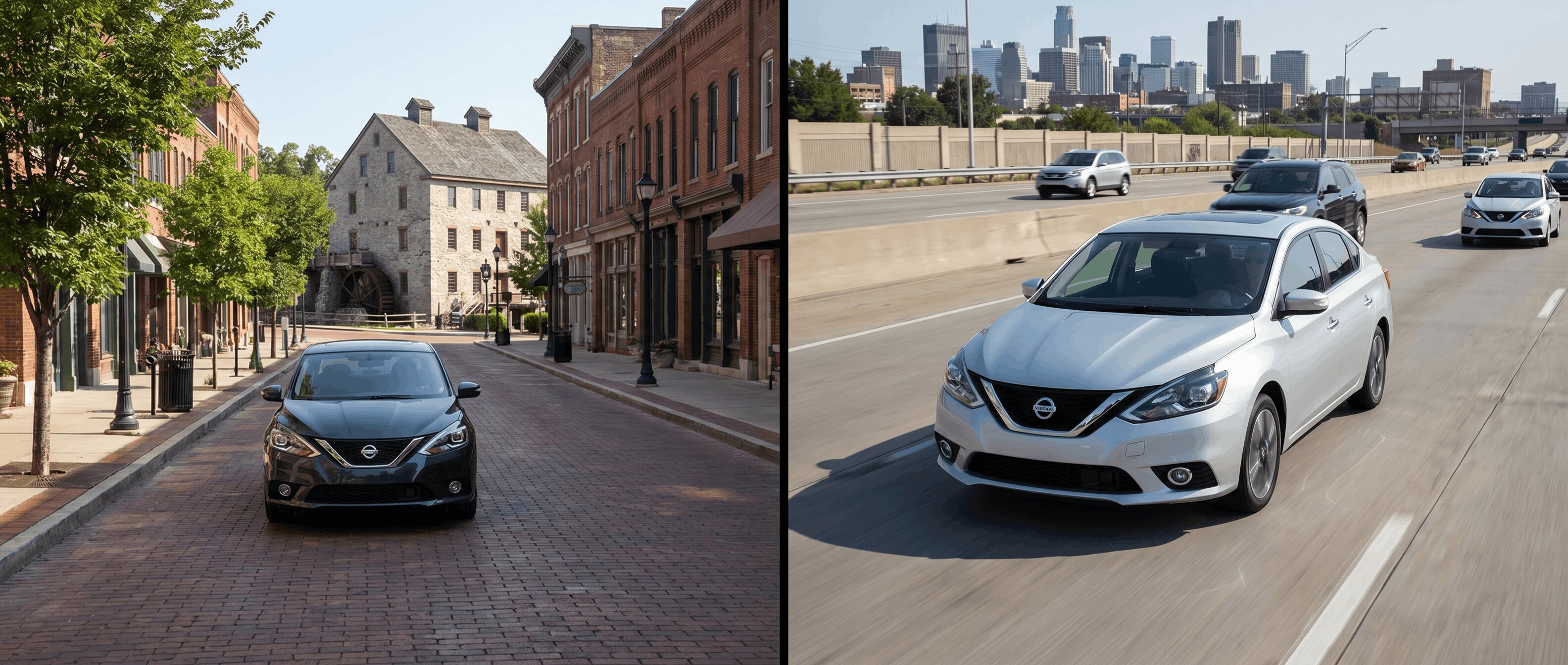 Nissan Sentra compact sedan comparison Roswell GA