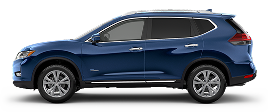 2017 Nissan Rogue SL Hybrid, side profile