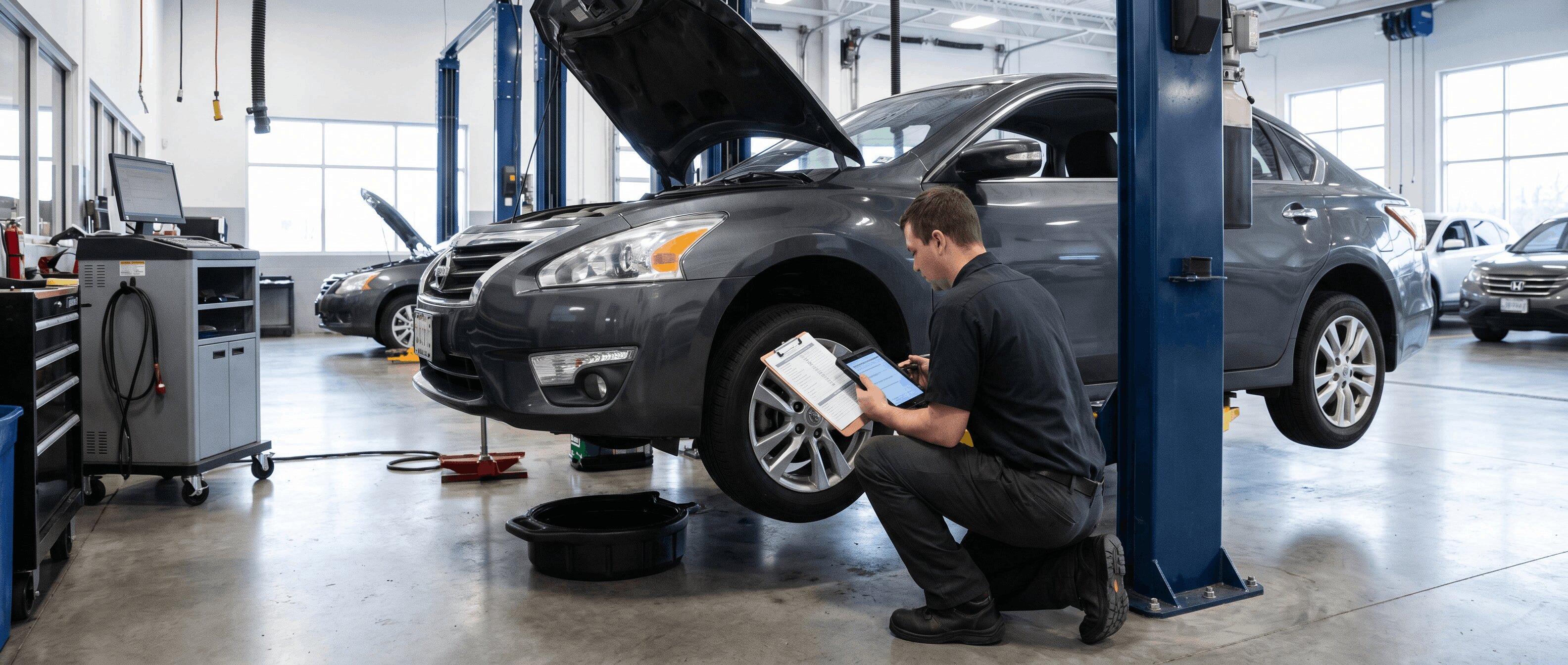 Certified pre-owned inspection process for Nissan vehicles in Roswell, GA
