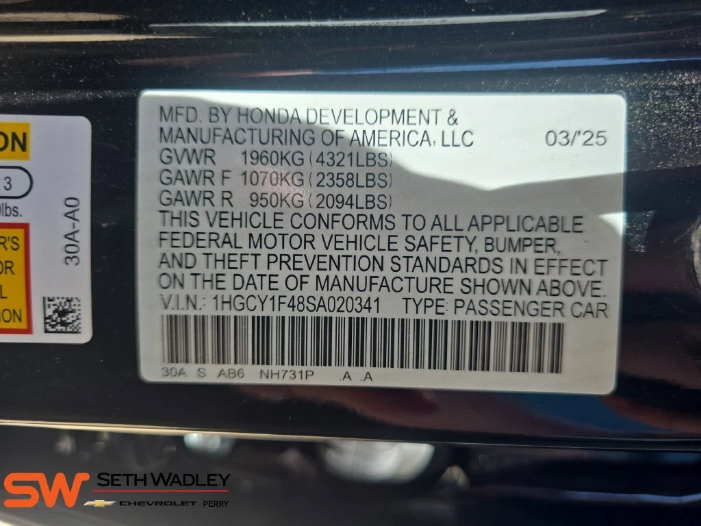 2025 Honda Accord SE - Photo 35