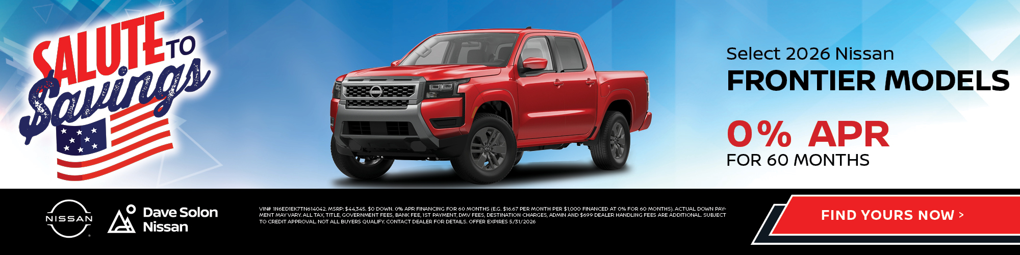 2026 Nissan Frontier