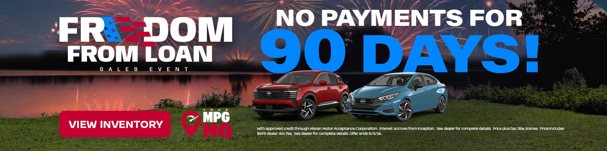 No Payments for 90 Days