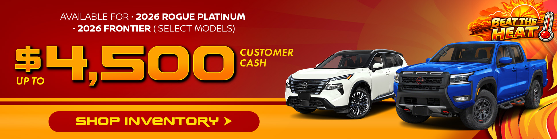 up to $4,500 Bonus Cash