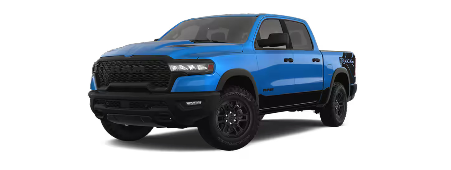 The 2025 RAM 1500 Rebel trim.