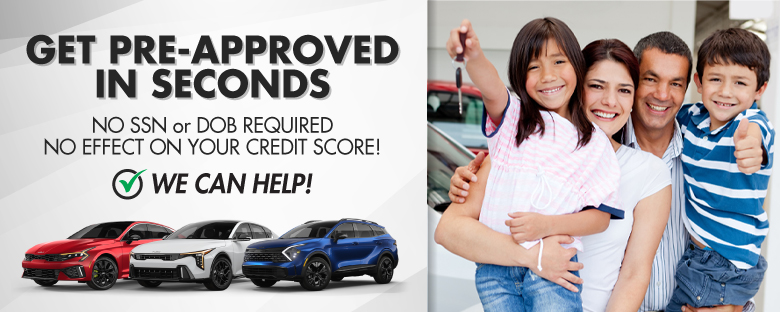 get pre-approved in seconds