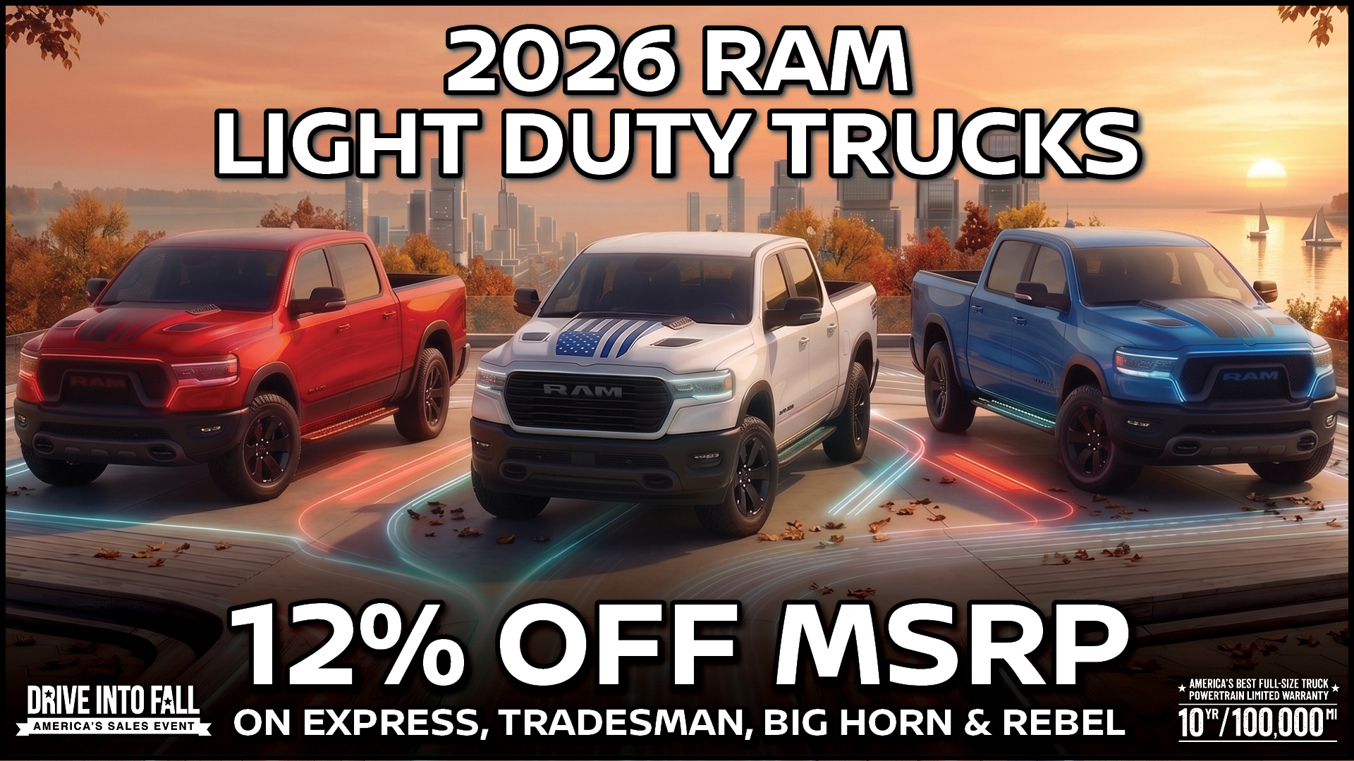 New 2026 RAM Light Duty Trucks