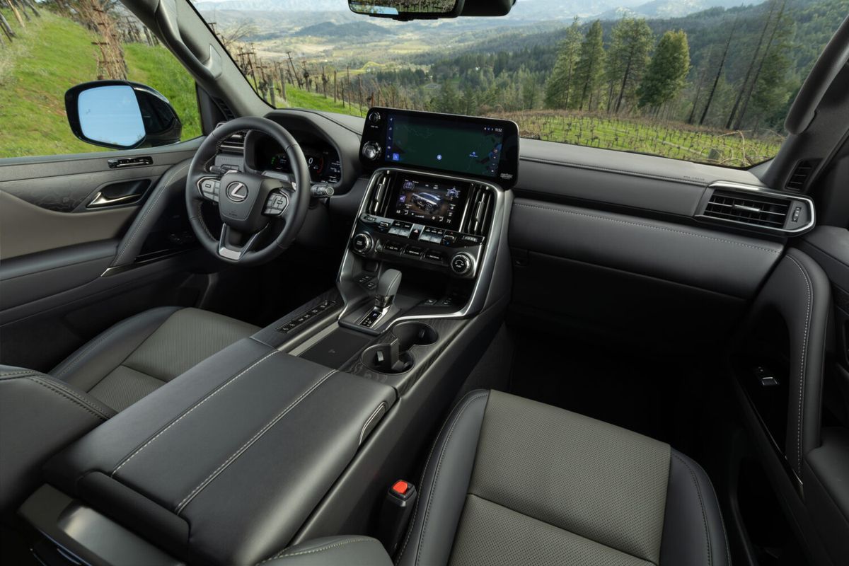 2026 Lexus LX 700h Overtrail cockpit interior