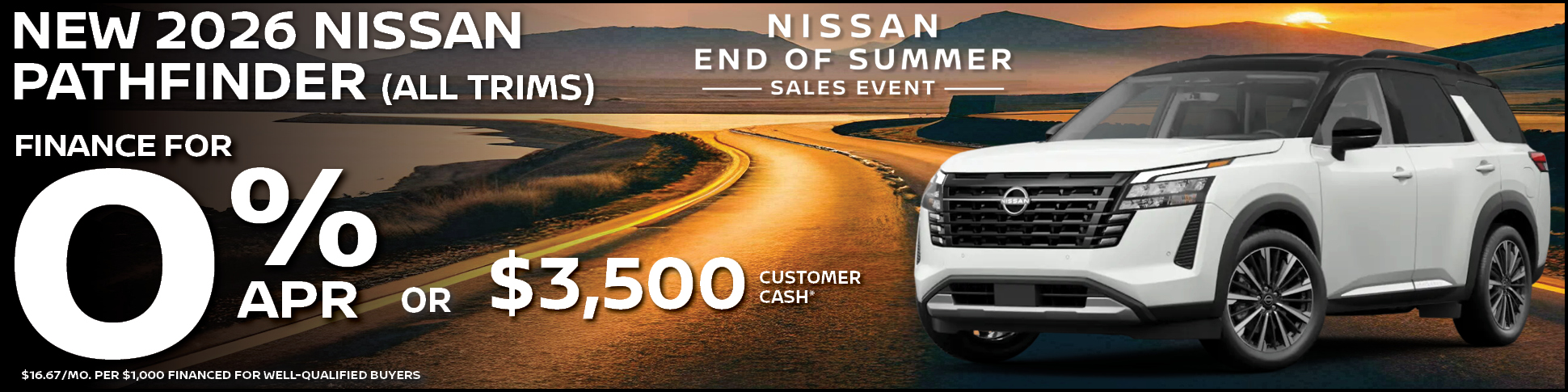 2026 Nissan Pathfinder (All Trims)