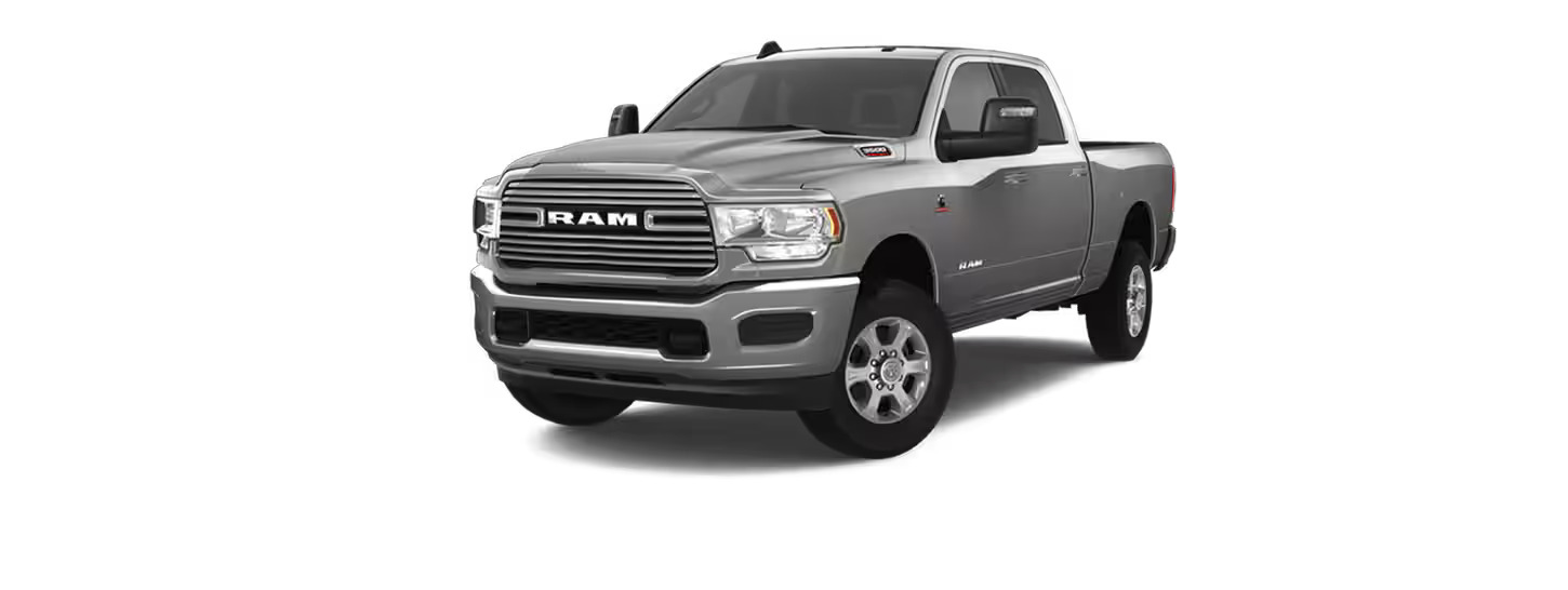 The RAM 3500 Laramie trim.