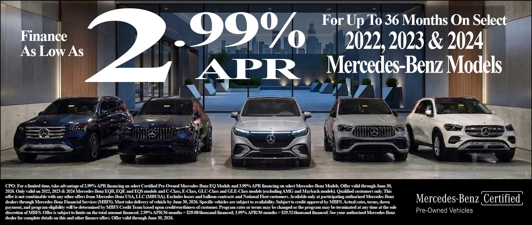 Certified Pre-Owned Offer