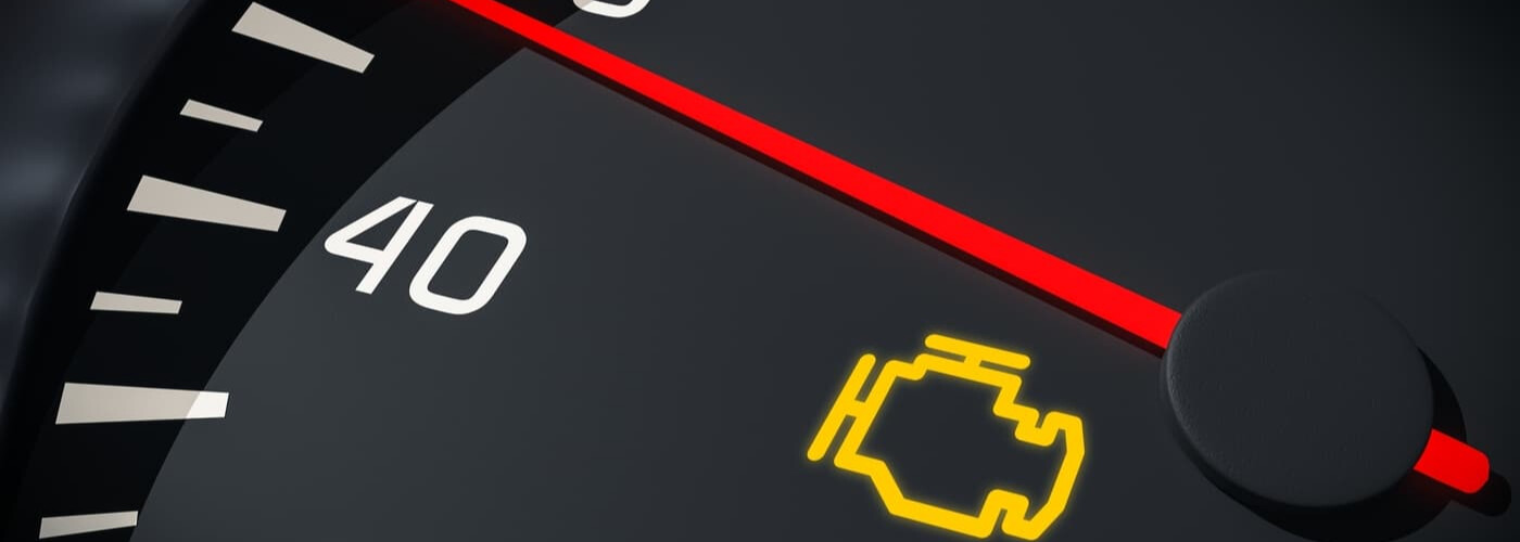 check engine light on