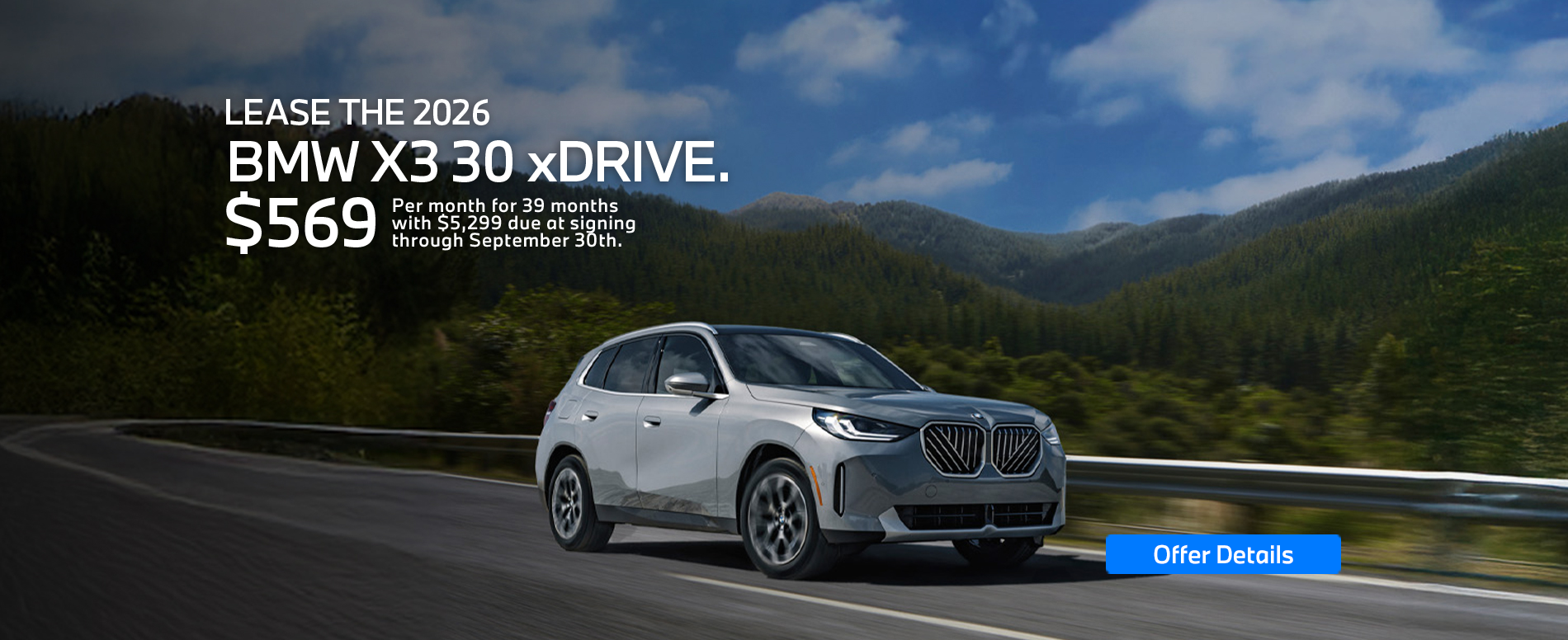 2026 X3 30 xDRIVE