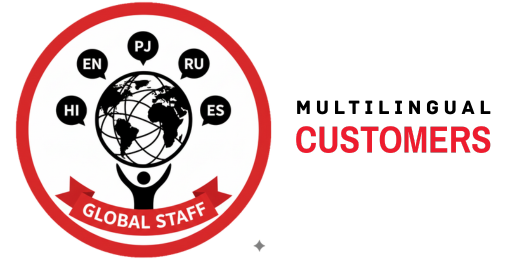 Premier Truck Group has staff on hand for non english speaking customers.