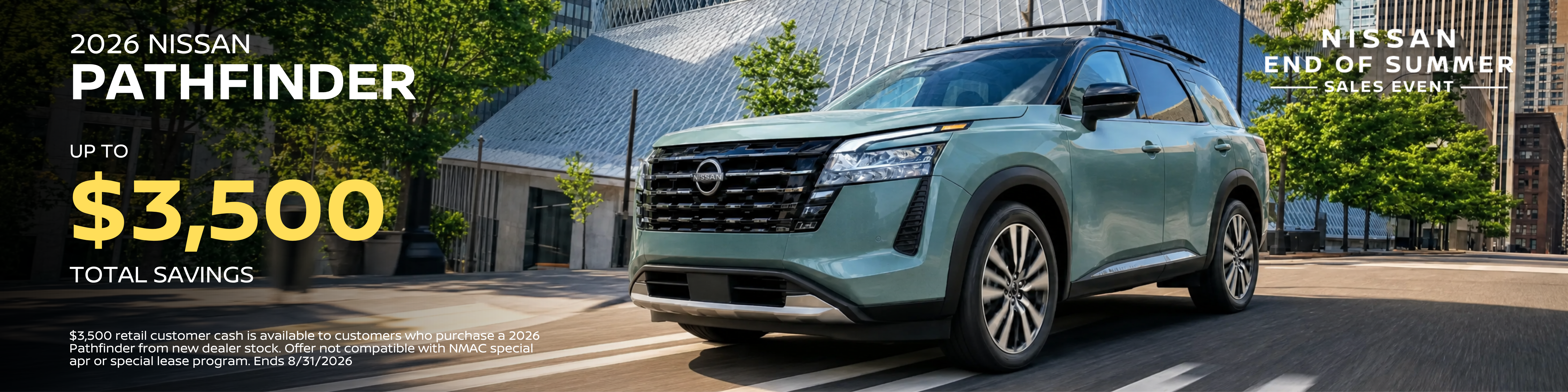 Nissan Pathfinder Specials 