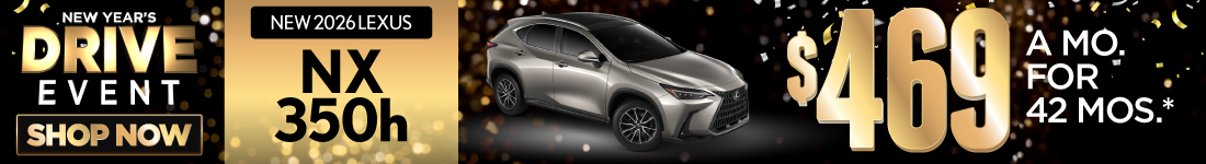 2026 Lexus NX 350h	$469/mo for 42 mo