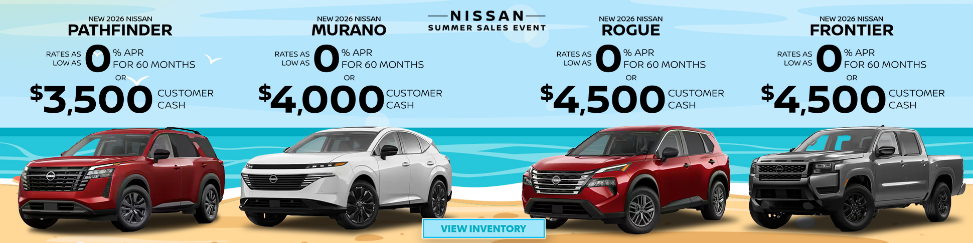 Nissan Summer Sales Event