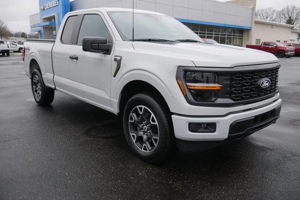 Used 2024 Ford F-150 STX with VIN 1FTEX2LP5RKD85613 for sale in Atwater, OH