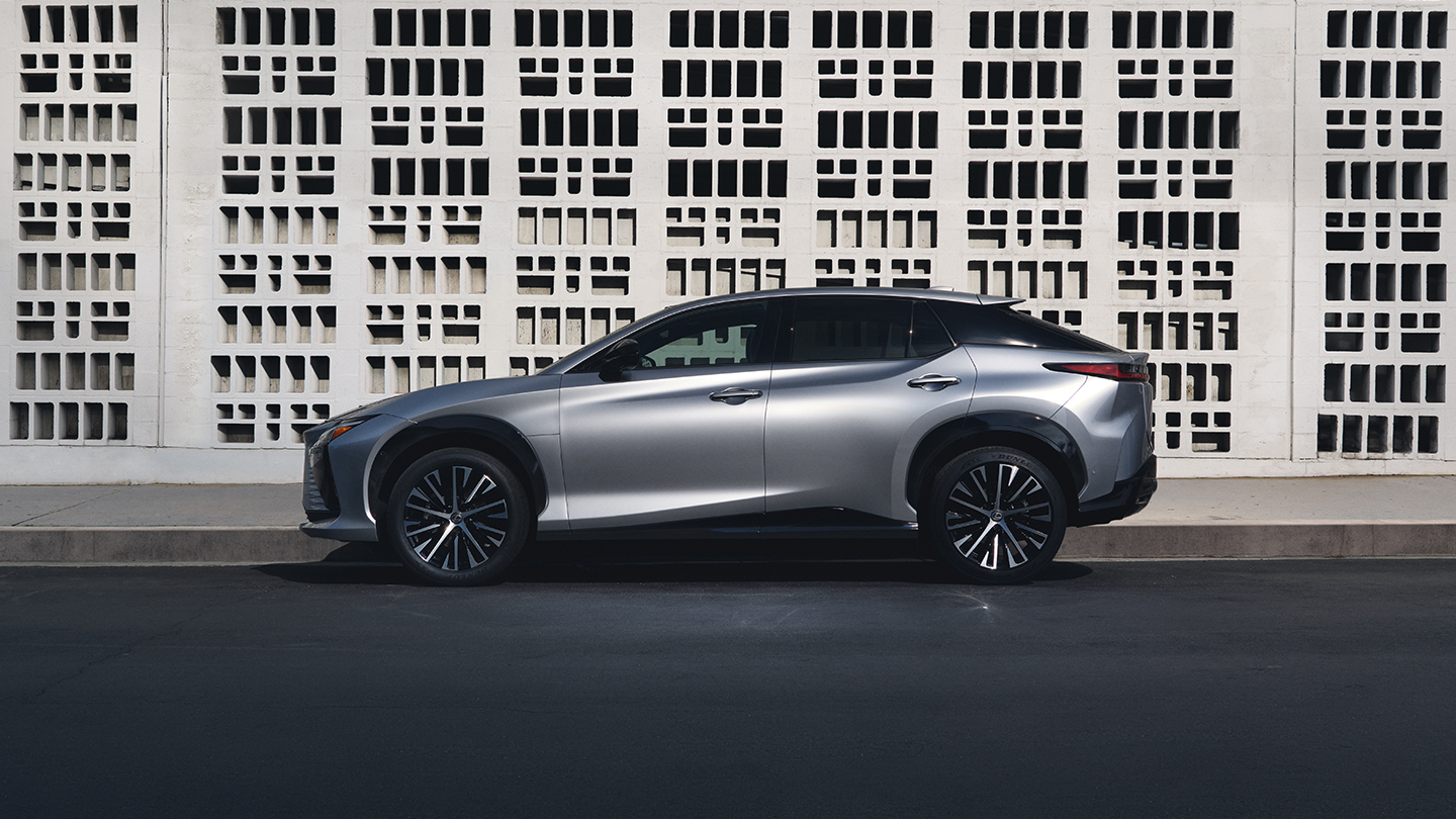 Lexus RZ 450e Luxury AWD shown in Iridium