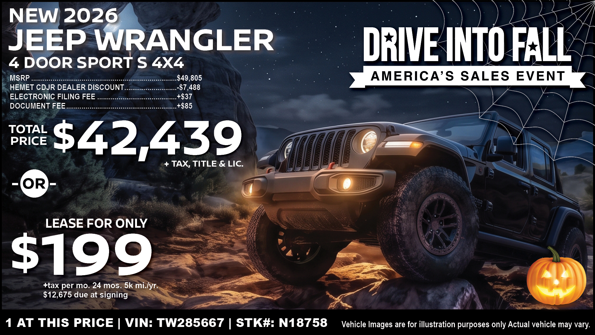 new 2026 jeep wrangler 4 door sport s 4x4