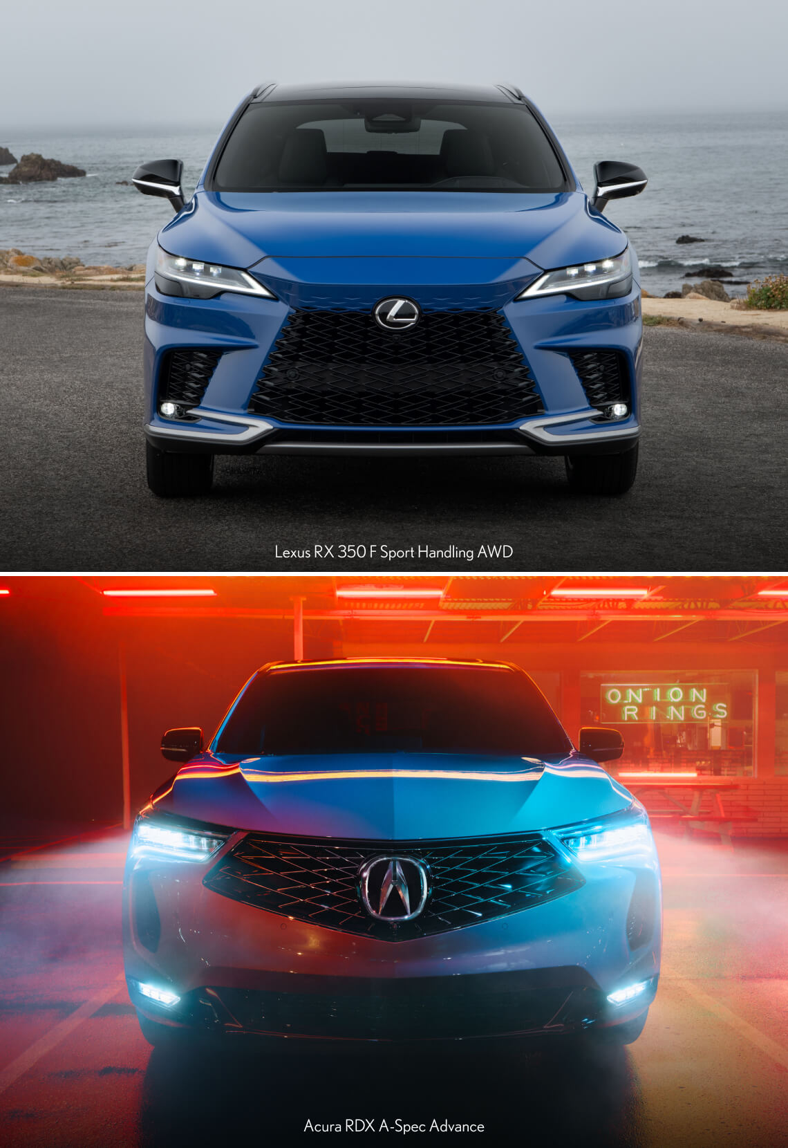 Lexus RX 350 vs. Acura RDX: Trim Levels Compared