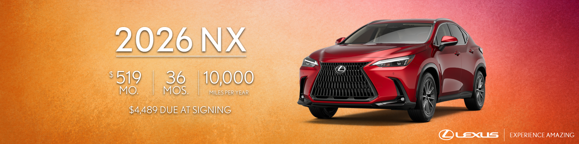 2026 LEXUS NX 350 AWD 