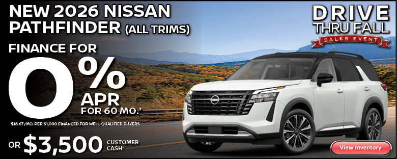 2026 Nissan Pathfinder (All Trims)