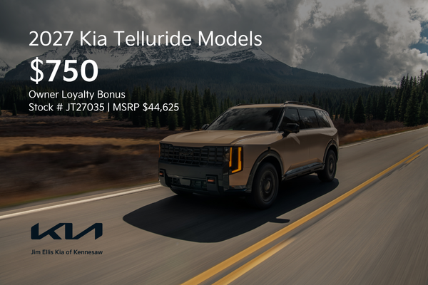 2027 Kia Telluride Owner Loyalty Bonus