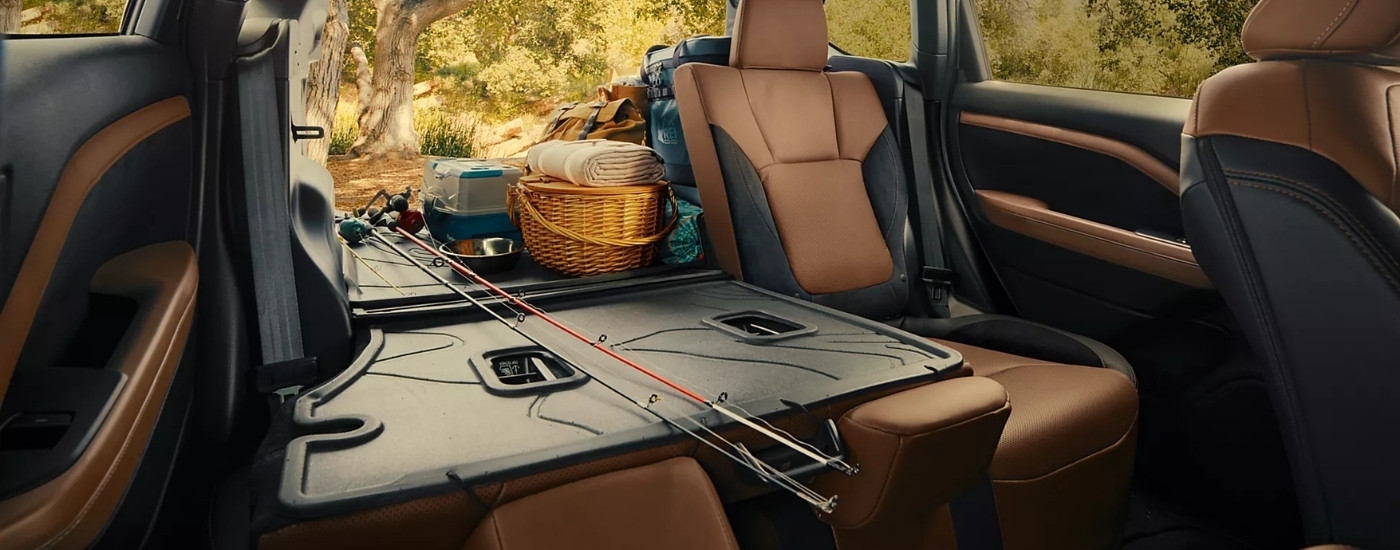 Gear in the rear of a 2026 Subaru Forester.