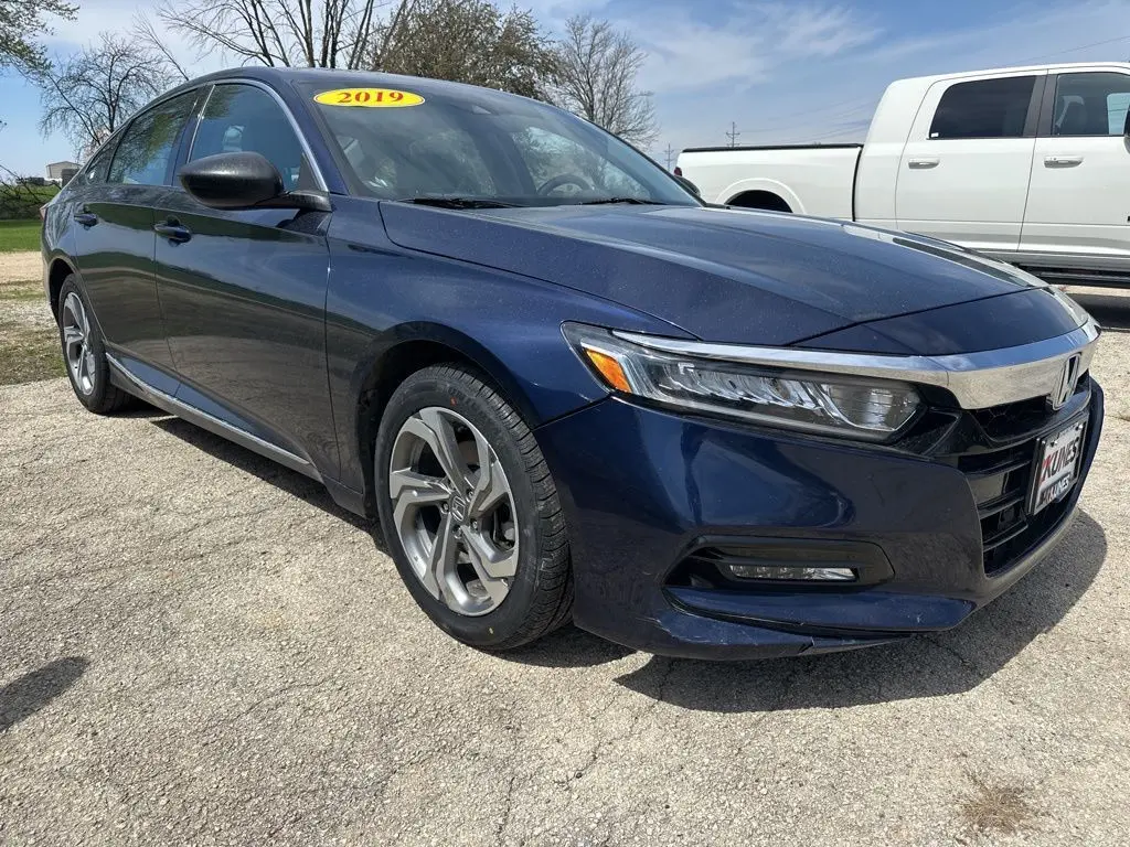 Used 2019 Honda Accord EX with VIN 1HGCV1F42KA134313 for sale in Mount Carroll, IL